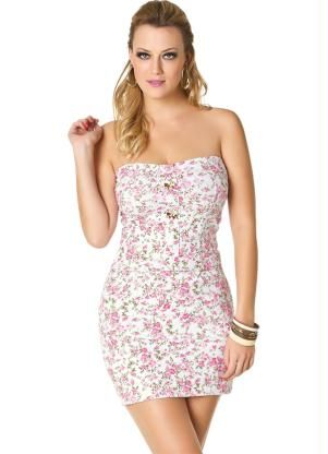 869606 Vestido Floral Tomara que Caia ModaPop